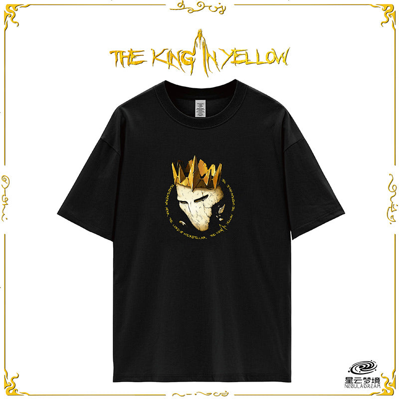 Starforged Cthulhu Mythos The King in Yellow Men's Cotton Short-Sleeved T-shirt Other